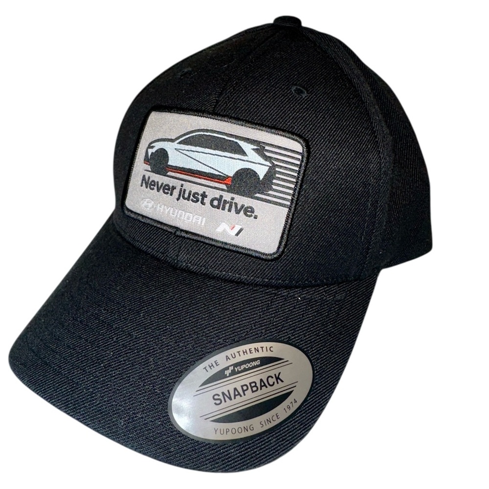 Hyundai Black Snapback Hat